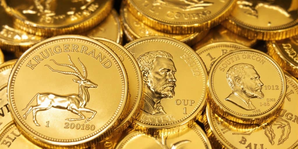 Krugerrand 1 oz, 1/2 oz, 1/4 oz