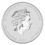 Lunar II Lièvre en Argent - 15,55 g (1/2 Oz) - Australie Pile