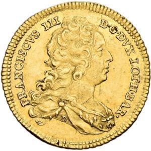 Avers 1 ducat - François III - - Duché de Lorraine
 (France - États) — pièce en or