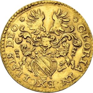 Avers 1 Ducat - - Ville de Strasbourg
 (France - États) — pièce en or