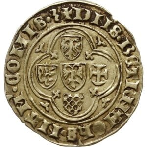 Avers 1 florin - Jean III - 1418-1429 - Seigneurie de Béthune
 (France - États) — pièce en or