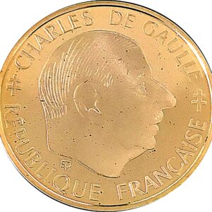 Avers 1 franc De Gaulle Or - - France — pièce en or