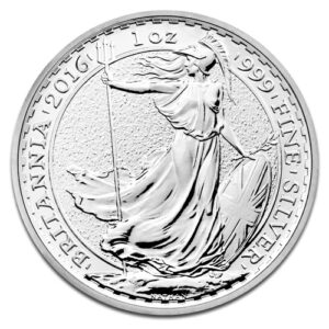 Britannia en Argent - 31,1035 g (1 Oz) - Royaume-Uni Face