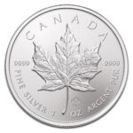 Maple Leaf en Argent - 31,1 g (1 Oz) - Canada Face