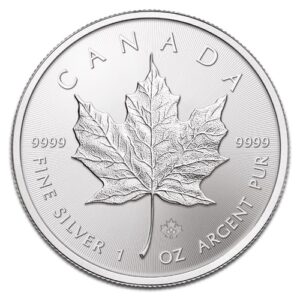 Maple Leaf en Argent - 31,1 g (1 Oz) - Canada Face