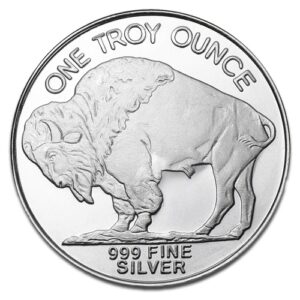 Buffalo Américain Pièce D'argent en Argent- 31,1 g (1 Oz) - États-Unis Face