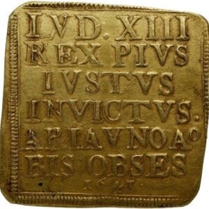 Avers 1 Pistole Siege of Aire - 1641 - Ville assiégée d'Aire-sur-la-Lys
 (France - États) — pièce en or