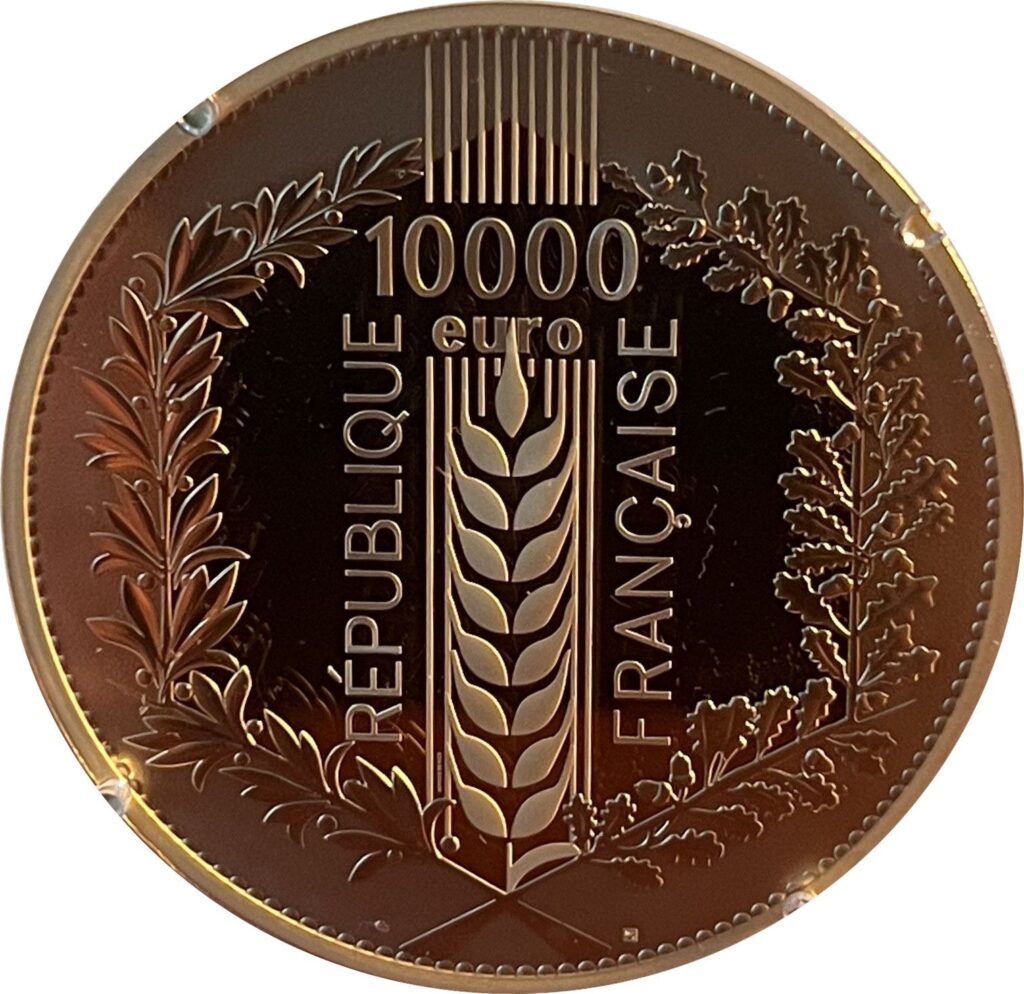 Avers 10 000 euros Napoléon Bonaparte - - — pièce en or