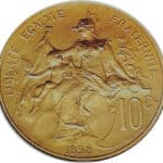 10 centimes Daniel-Dupuis Epreuve en or - 1898 - France