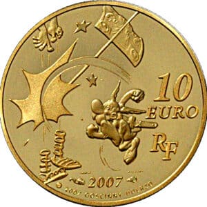 Avers 10 euros Astérix La liberté - - France — pièce en or