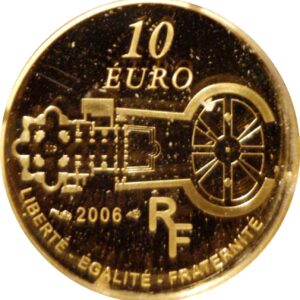 Avers 10 euros Basilique Saint-Pierre de Rome - - France — pièce en or