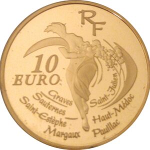 Avers 10 euros Classement des vins de Bordeaux - - France — pièce en or