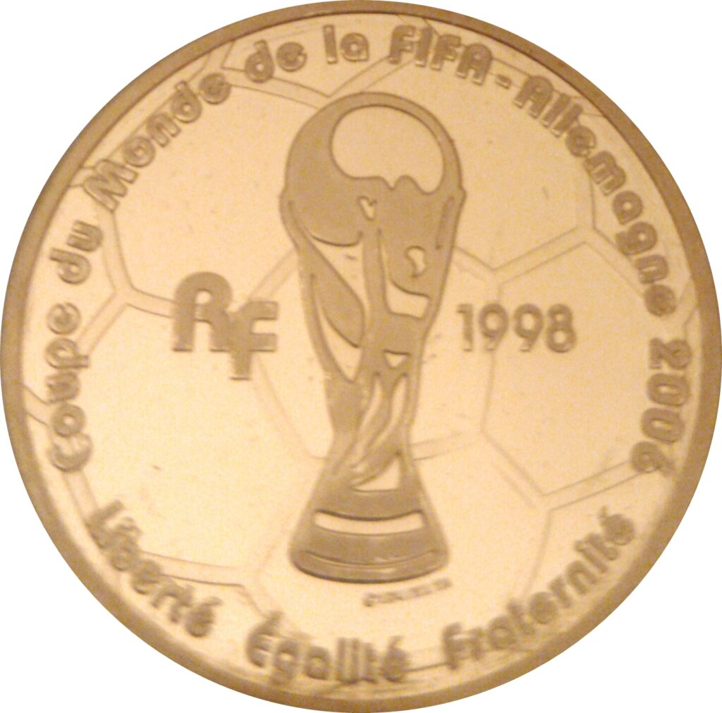 Avers 10 euros Coupe du monde FIFA 2006 - - France — pièce en or