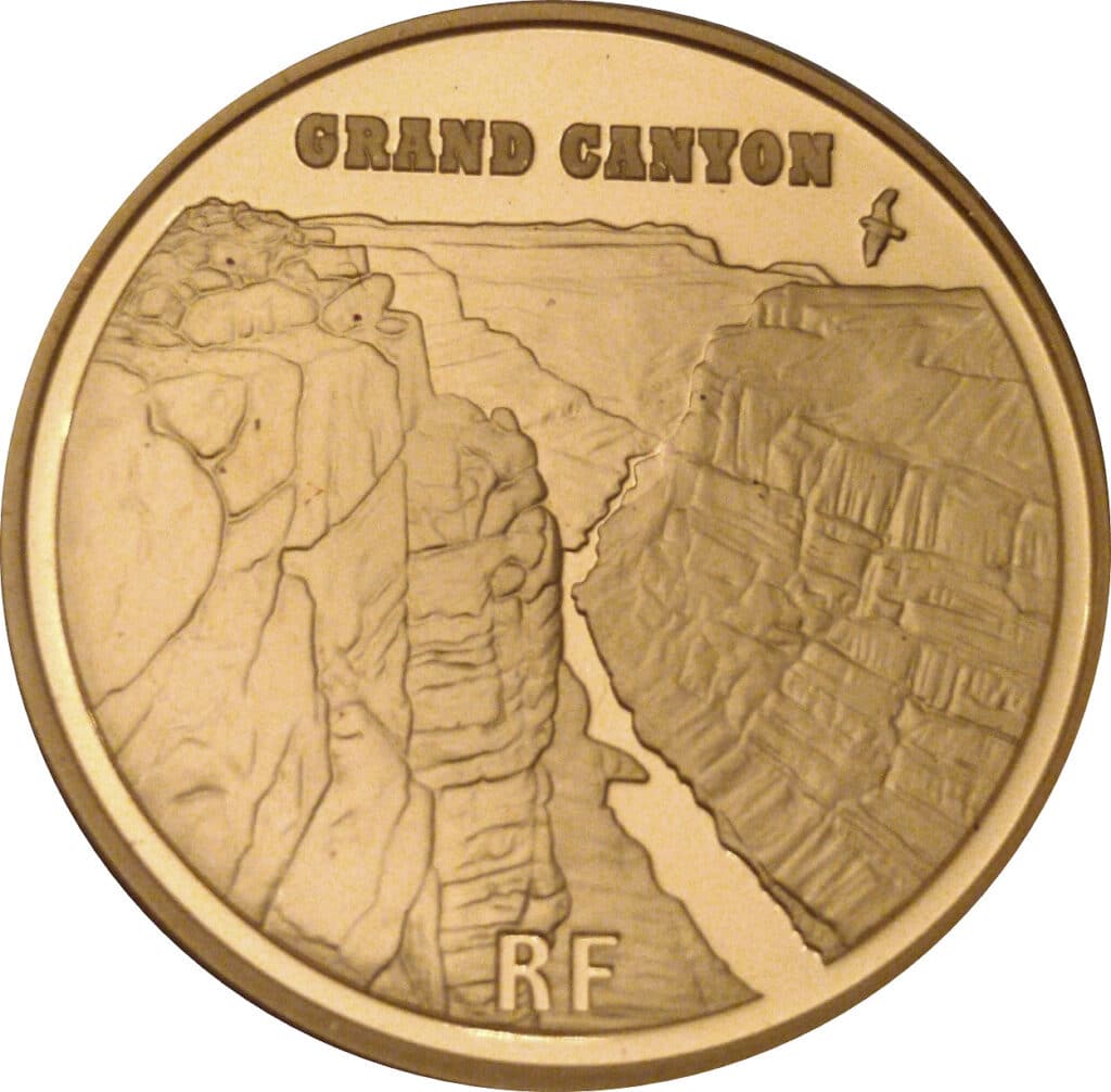 Avers 10 euros Grand Canyon - - France — pièce en or
