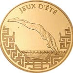 10 euros JO 2008 Natation - -