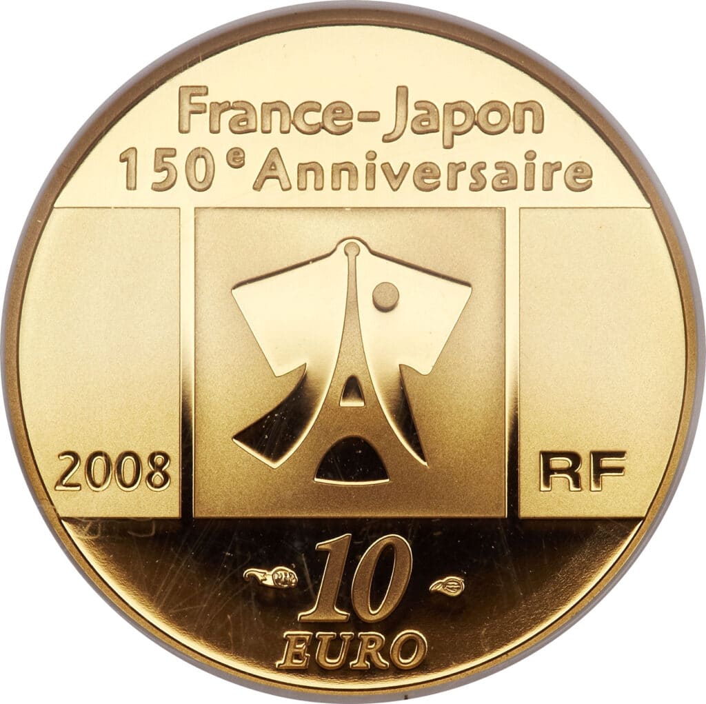 Avers 10 euros Monnaie Kanei-Thuho - - France — pièce en or