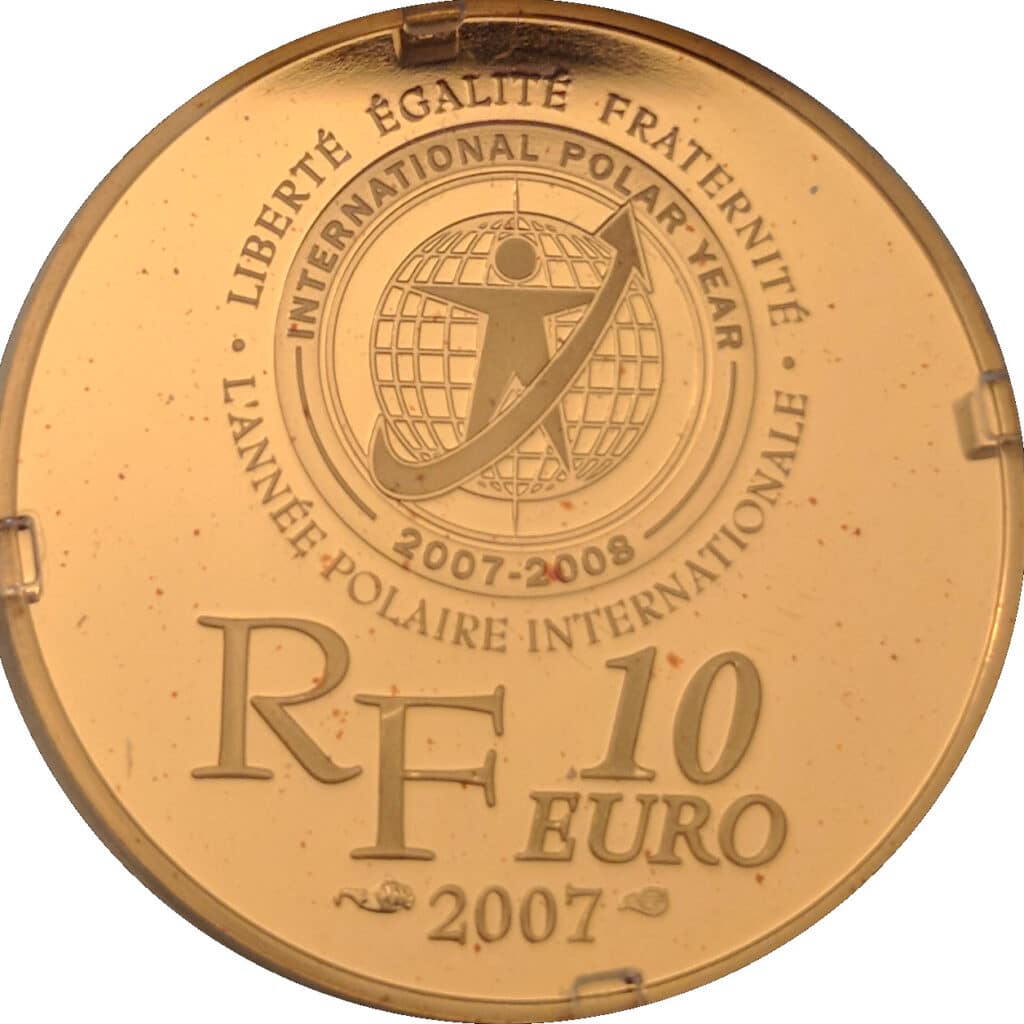 Avers 10 euros Paul-Émile Victor - - France — pièce en or