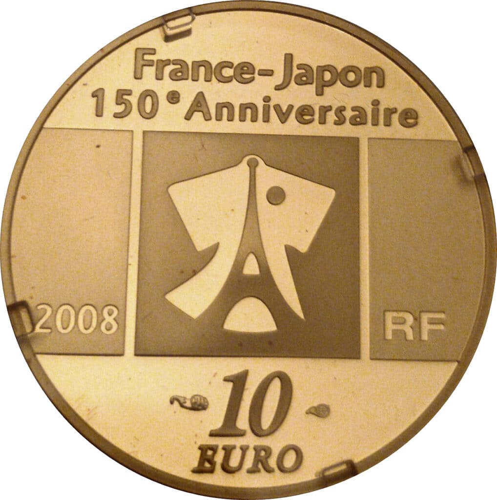 Avers 10 euros Peinture française - - France — pièce en or