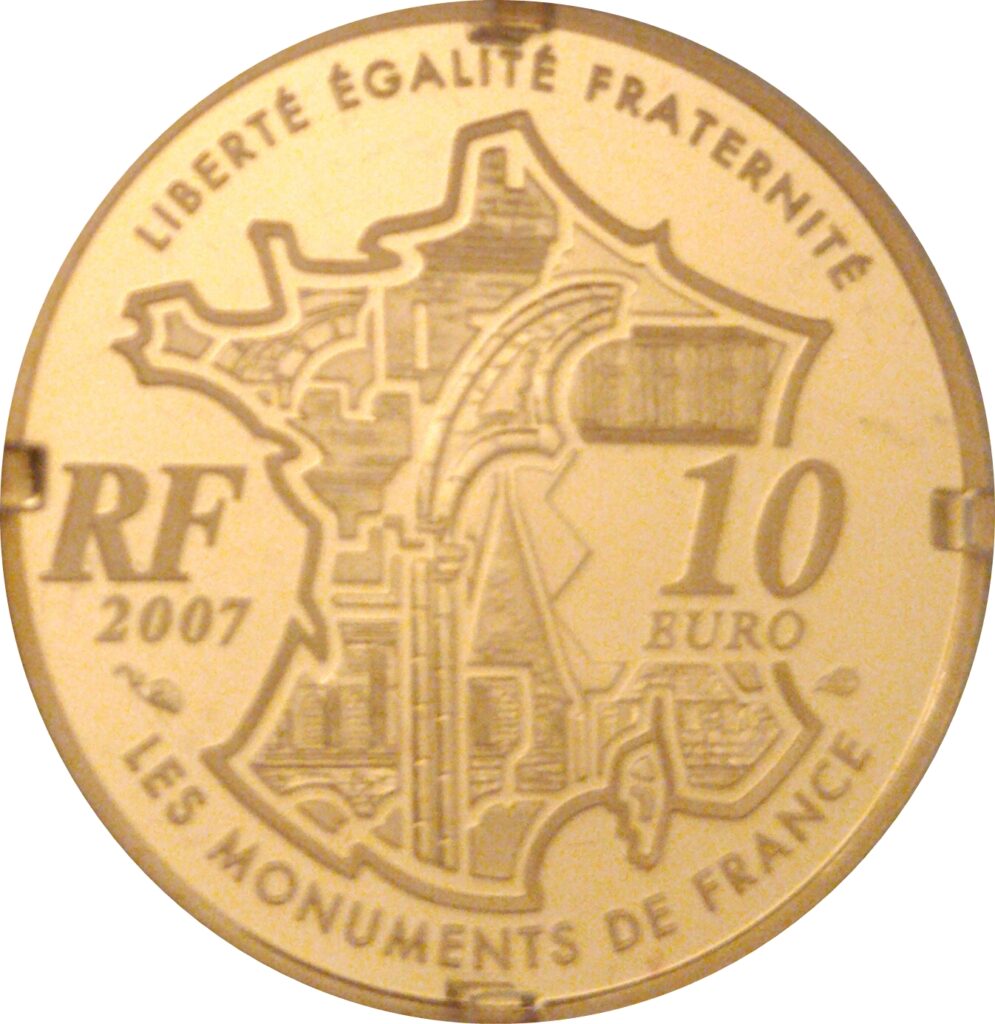 Avers 10 euros Pont-Neuf - - — pièce en or
