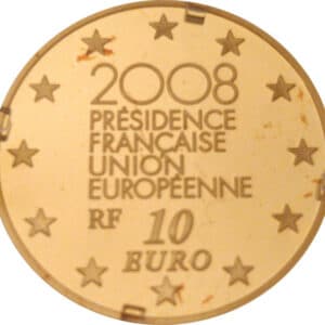 Avers 10 euros Présidence de l'UE - - — pièce en or