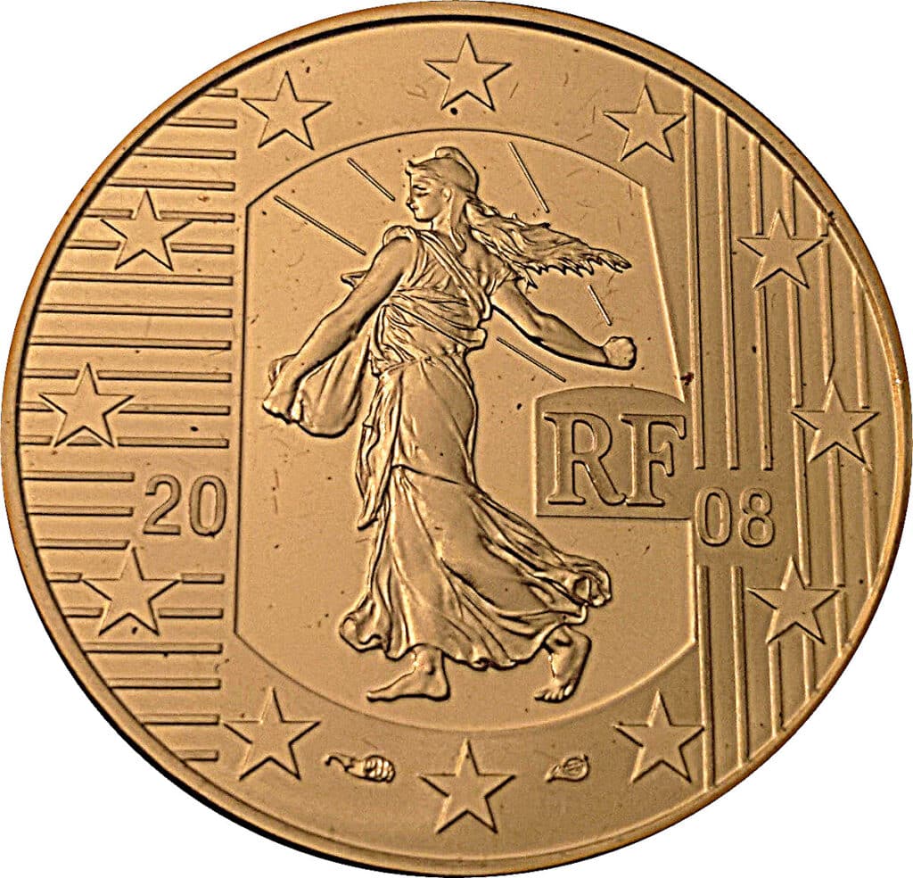Avers 10 euros Ve République - - France — pièce en or