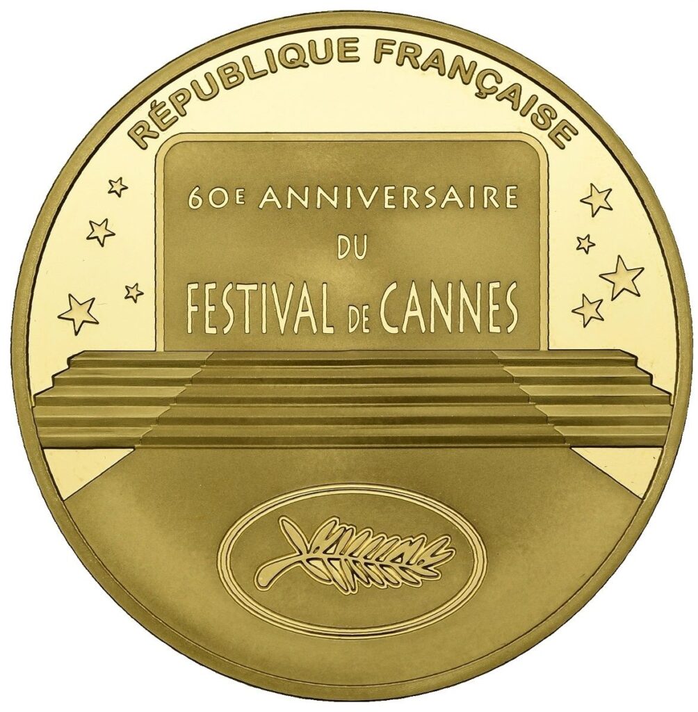 Avers 100 euros Festival de Cannes - - France — pièce en or