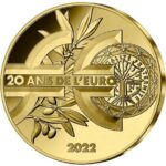 100 euros Introduction de l'euro 20 ans, or - -