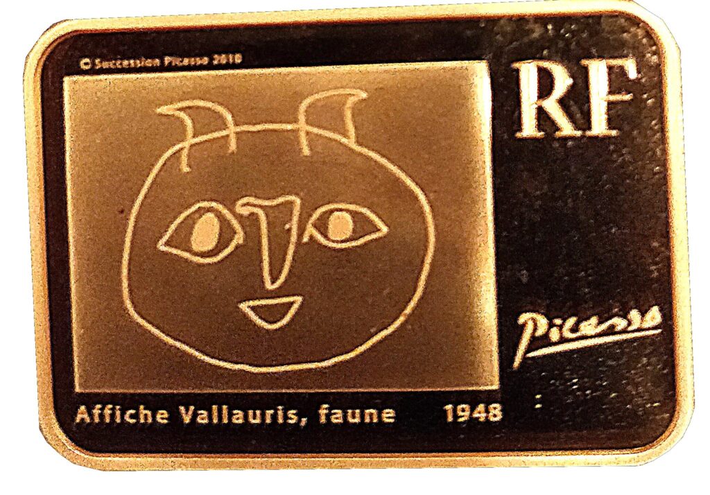 Avers 100 euros Pablo Picasso - - France — pièce en or