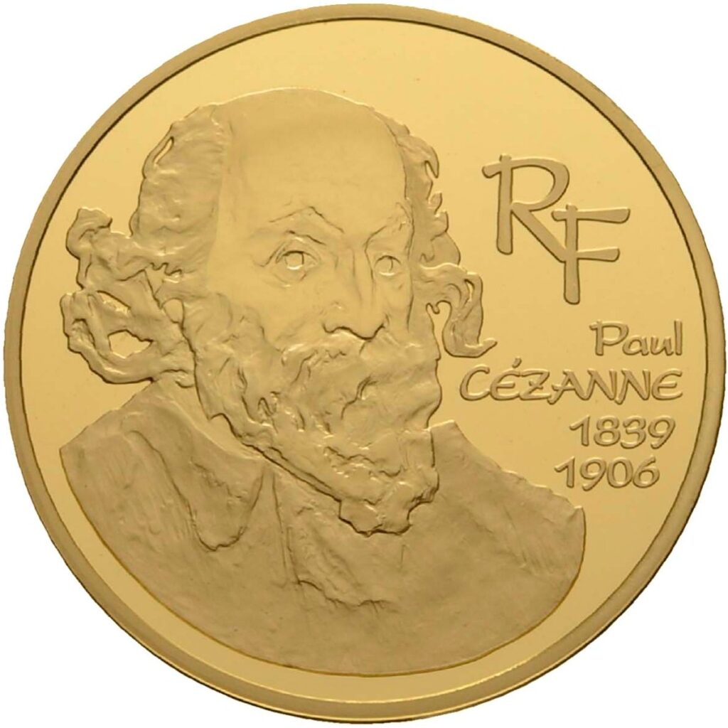Avers 100 euros Paul Cézanne - - France — pièce en or