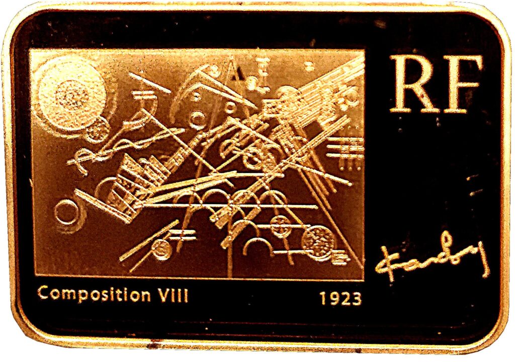 Avers 100 euros Vassily Kandinsky - - France — pièce en or