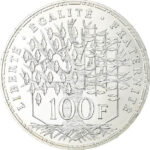 Revers de la pièce : 100 Francs - Argent - 1982 à 2002
