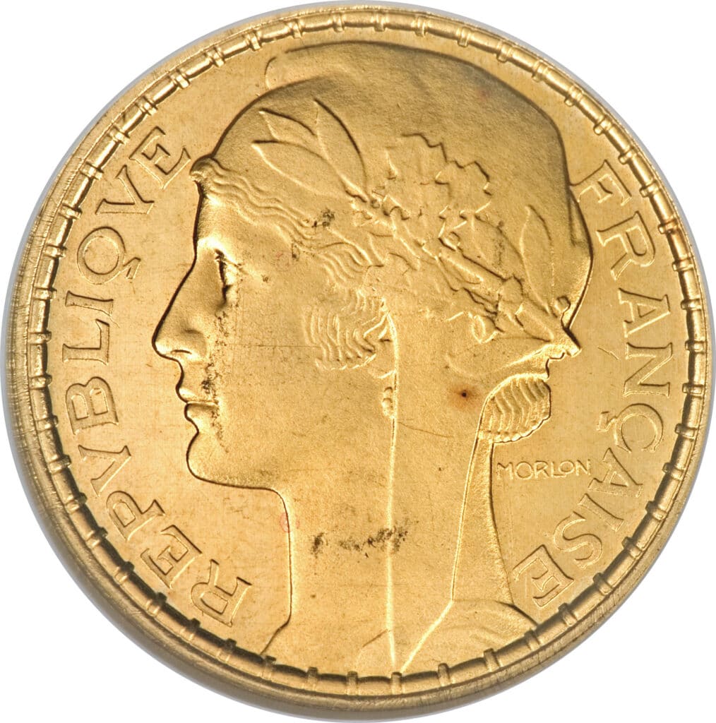 Avers 100 francs Essai de Pierre-Alexandre Morlon - - France — pièce en or