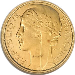 Avers 100 francs Essai de Pierre-Alexandre Morlon - - France — pièce en or