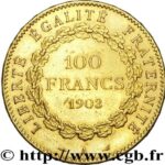 100 francs Génie tranche Dieu Protège la France - - France
