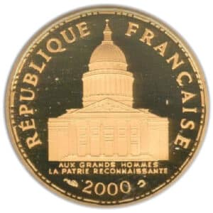 Avers 100 francs Panthéon 22mm - - France — pièce en or