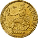 2 Gold Henri with Gallia - Henry II Piedfort - 1555 - France