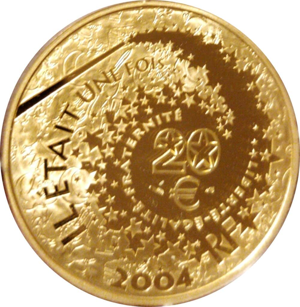 Avers 20 euros Aladdin - - France — pièce en or