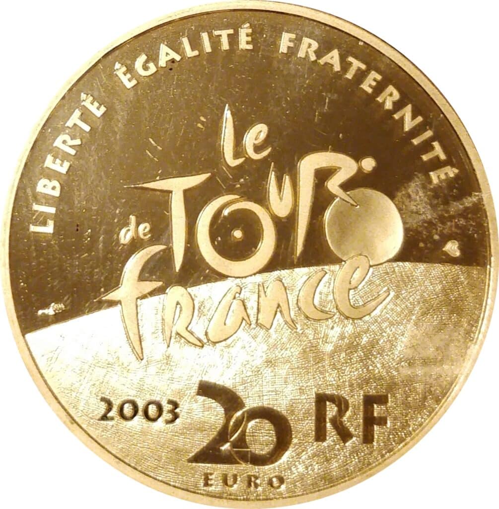 Avers 20 euros Arrivée sur les Champs-Élysées - - France — pièce en or