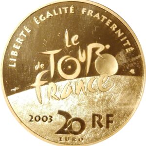Avers 20 euros Arrivée sur les Champs-Élysées - - France — pièce en or