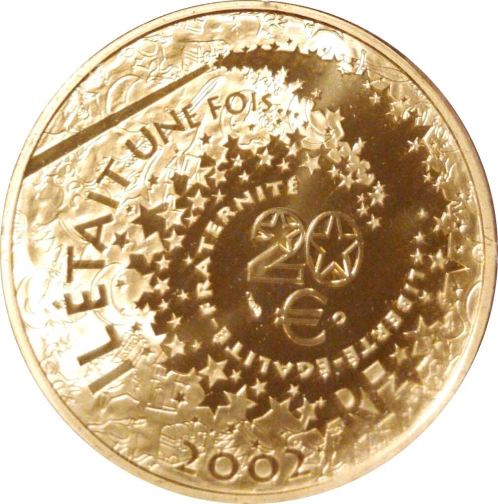 Avers 20 euros Blanche-Neige - - France — pièce en or