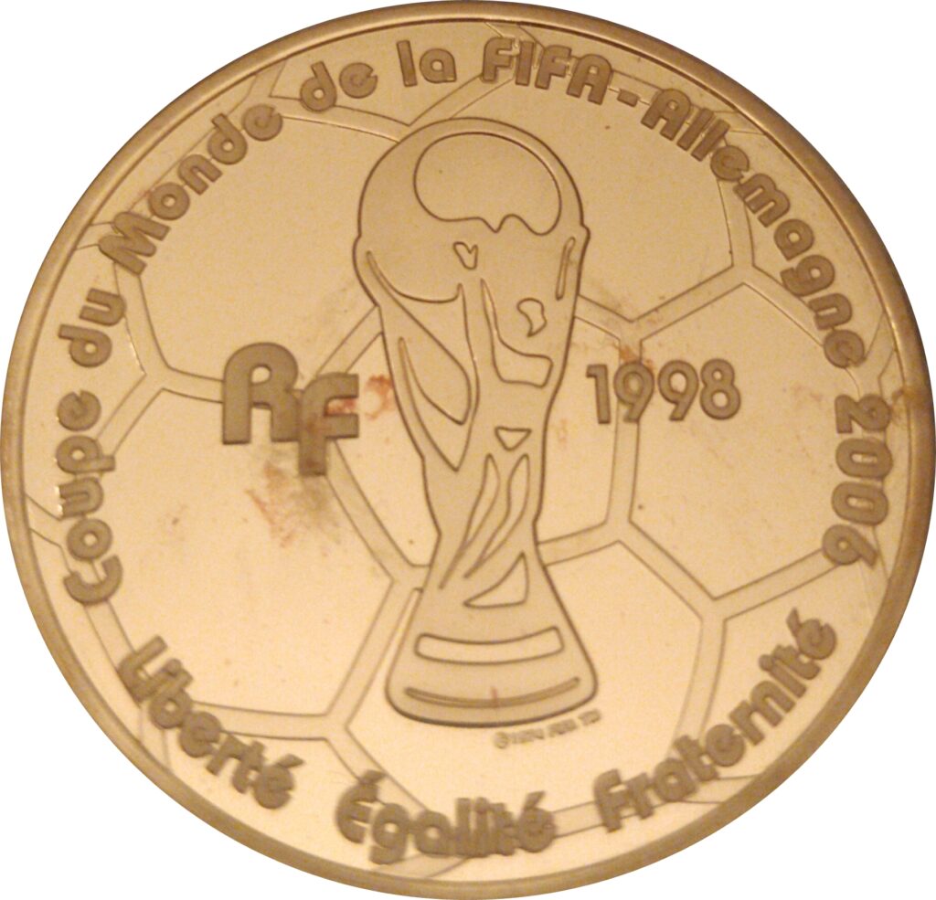 Avers 20 euros Coupe du monde FIFA 2006 - - France — pièce en or