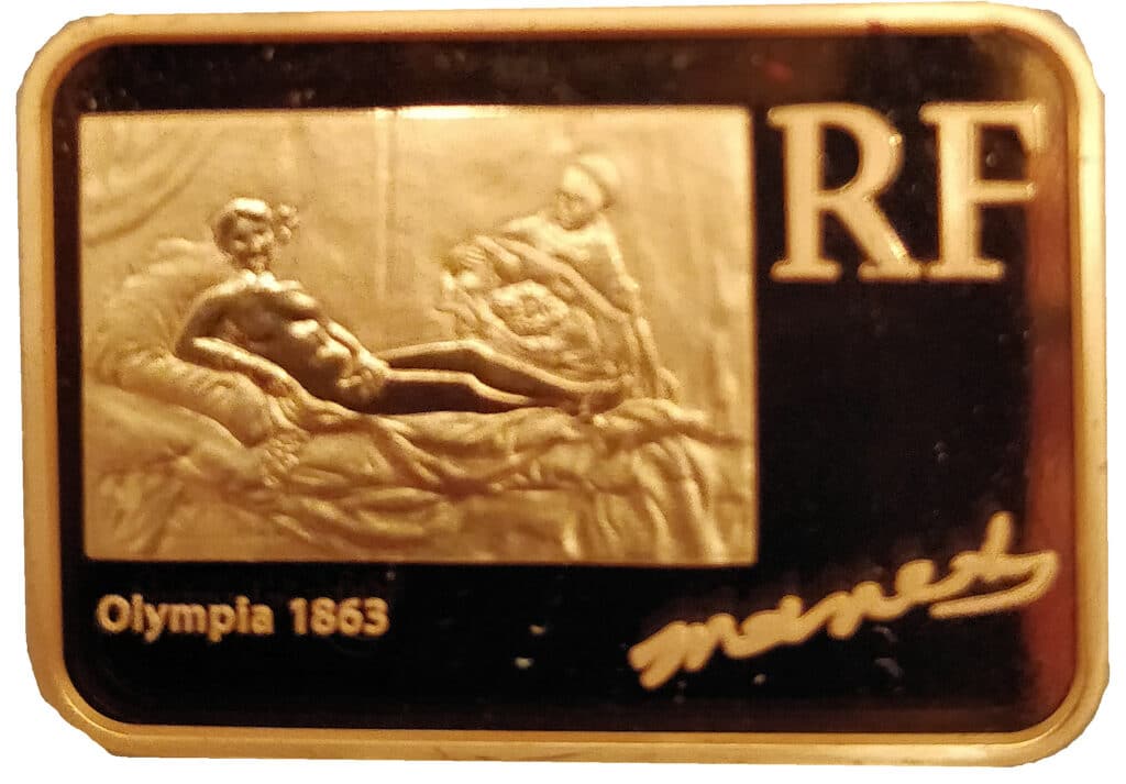 Avers 20 euros Édouard Manet - - France — pièce en or