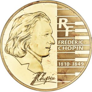 Avers 20 euros Frédéric Chopin - - France — pièce en or
