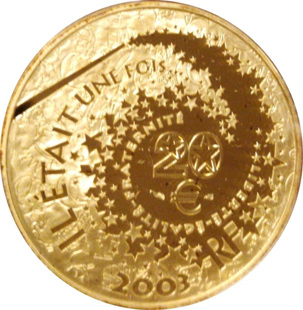 Avers 20 euros Hansel et Gretel - - France — pièce en or