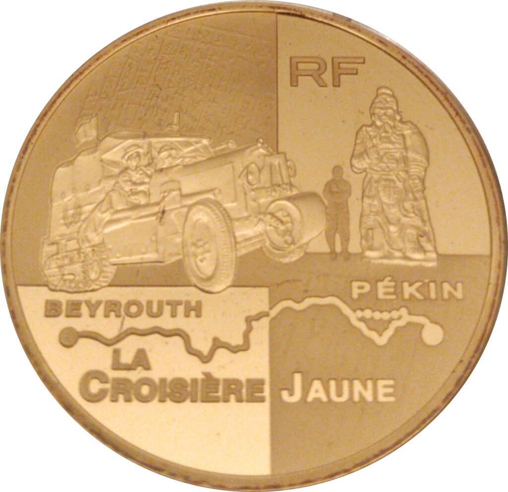 Avers 20 euros La Croisière jaune - - France — pièce en or