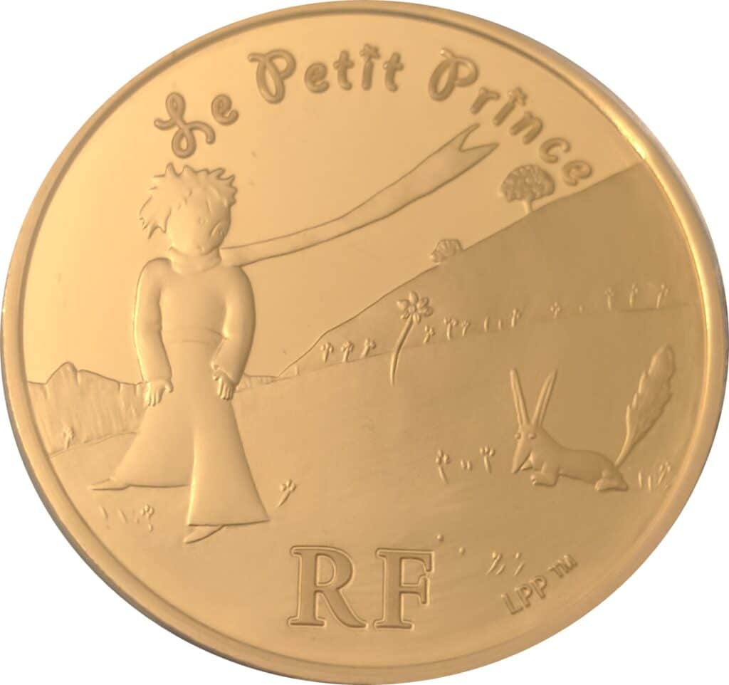 Avers 20 euros Le Petit Prince et le renard - 2007 - France — pièce en or