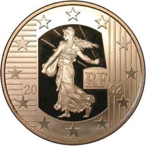 Avers 20 euros Merci le Franc - - France — pièce en or