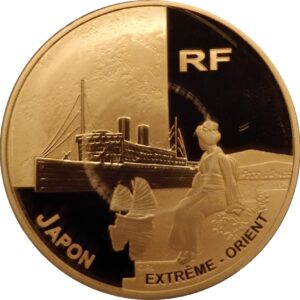 Avers 20 euros Messageries maritimes - - France — pièce en or