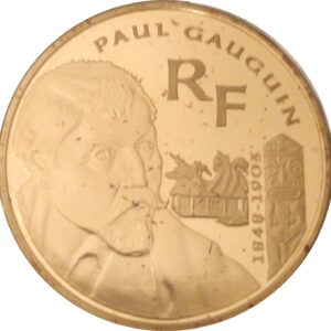 Avers 20 euros Paul Gauguin - - — pièce en or