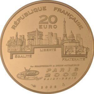 Avers 20 euros Sauter - - France — pièce en or
